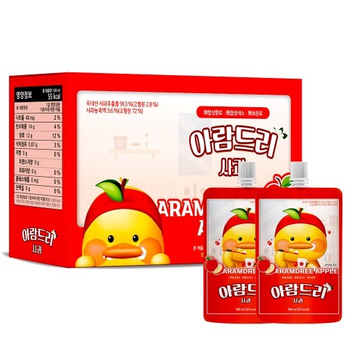 [아람농장] 아람드리 과일주스 138ml 10팩 상세이미지