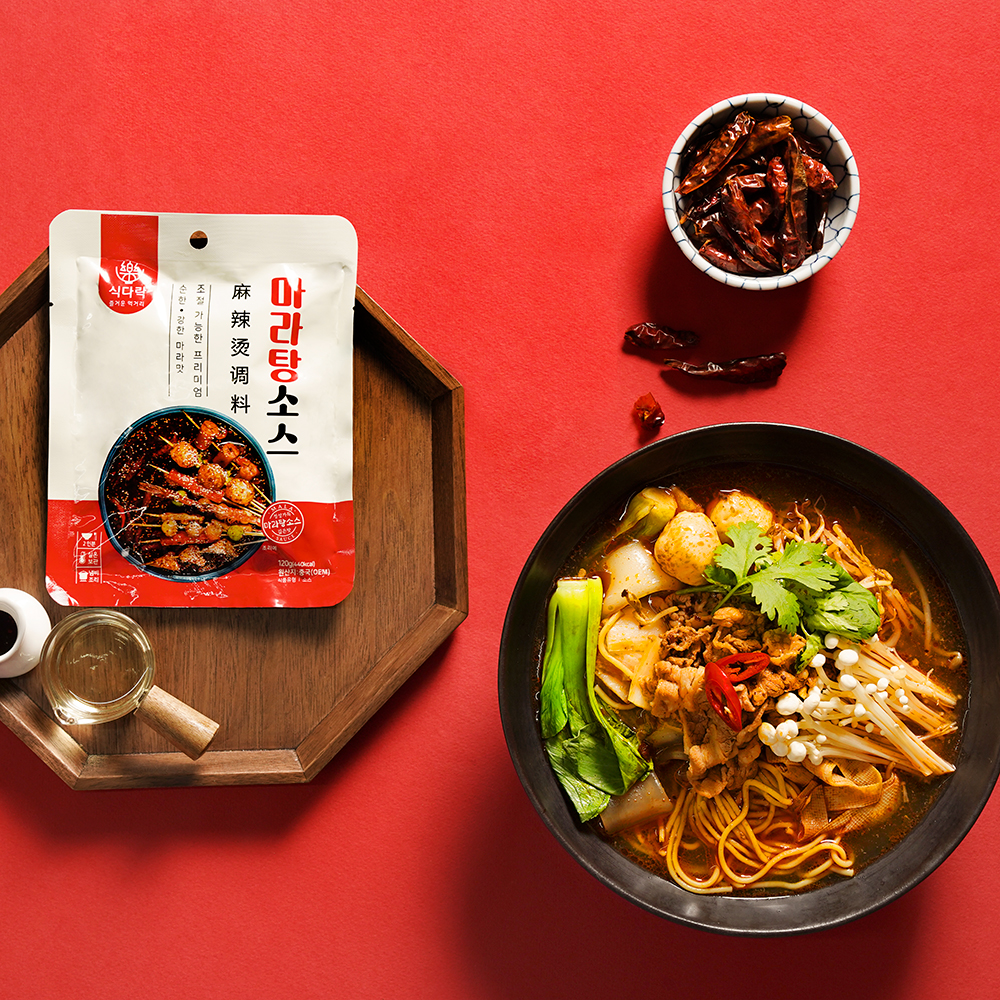 [식다락] 마라탕소스 120g(2인분) x 3팩세트