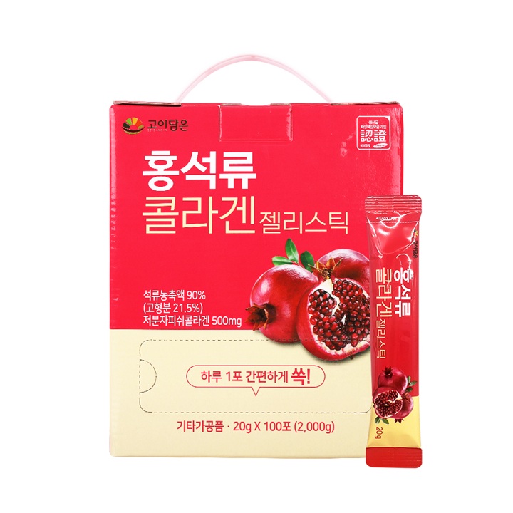 [고이담은] 홍석류콜라겐젤리스틱 20g x 100포