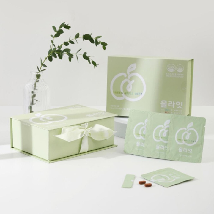 [엘비디스트리뷰트] 올라잇 다이어트 그린 550mg x 2정(30포/150포 택1) 30포