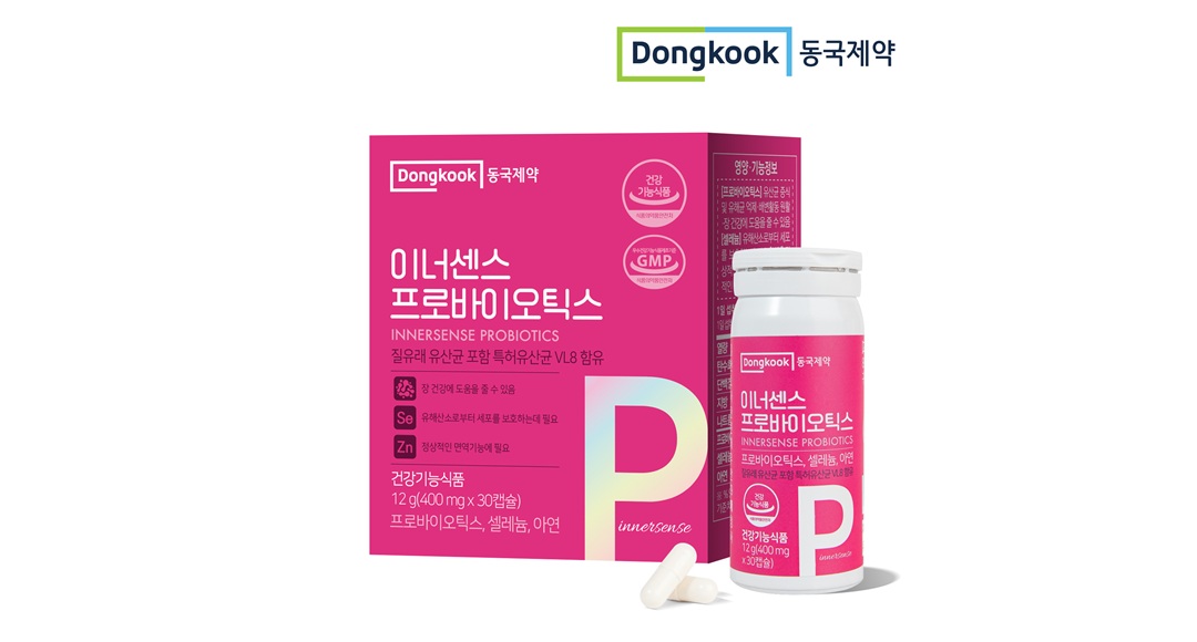 [동국제약] 이너센스 프로바이오틱스 400mg x 30캡슐