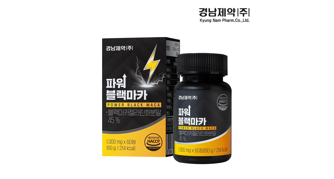 [경남제약] 파워블랙마카 1,000mg x 60정