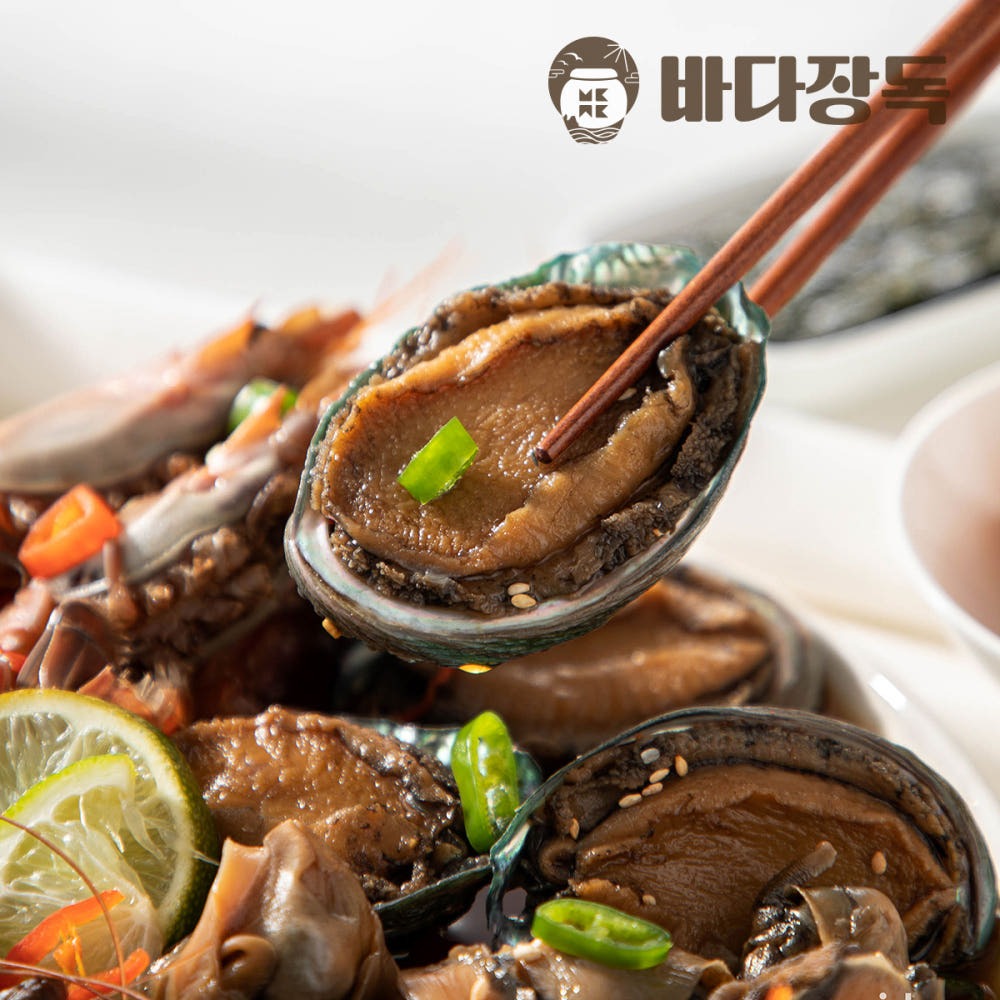 [바다장독] 국내산 완도 간장 전복장 500g, 1.2kg 택1 700g