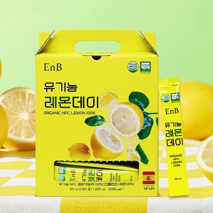 [EnB] 유기농 레몬데이 20ml x 60포