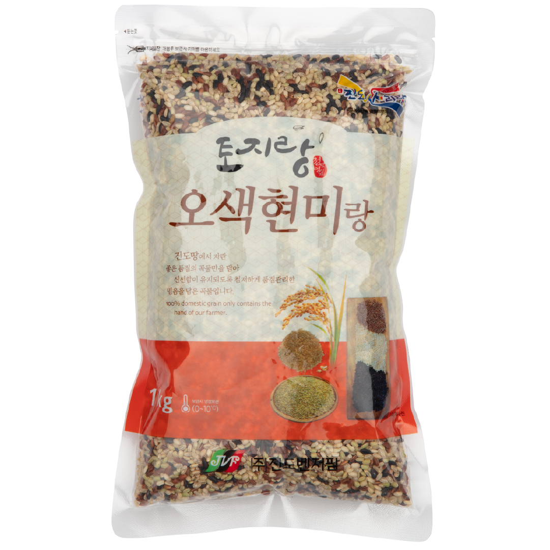 [나무컴퍼니] 25년산 국산 유기농 오색 현미 쌀 1kg