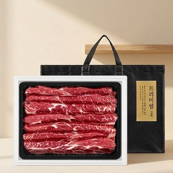 [프리미엄] 블랙앵거스 초이스등급 LA갈비 선물세트 3호(2kg/미국산)