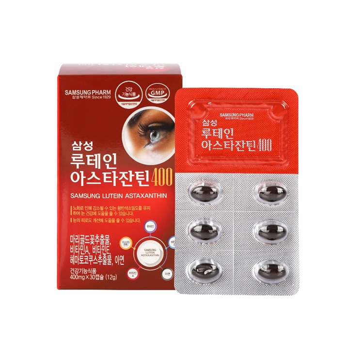 [삼성제약] 삼성 루테인 아스타잔틴400 400mg x 60캡슐
