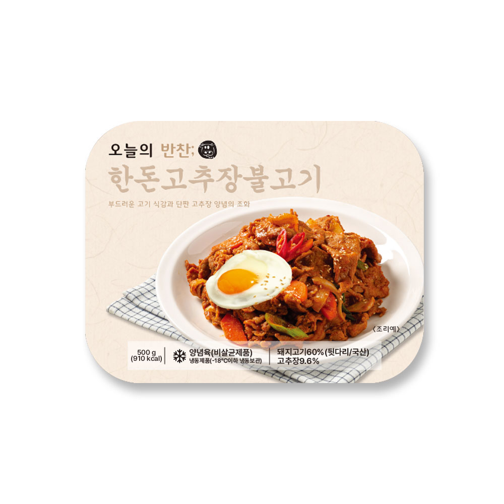 [명진푸드] 한돈 고추장 불고기 500g