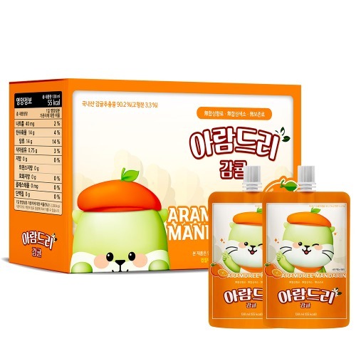 [아람농장] 아람드리 과일주스 138ml 10팩
