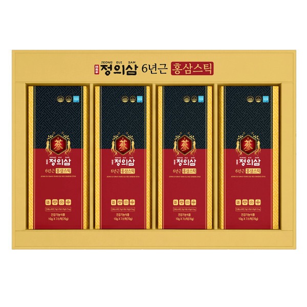 [정의삼] 6년근 홍삼스틱 10g 28포