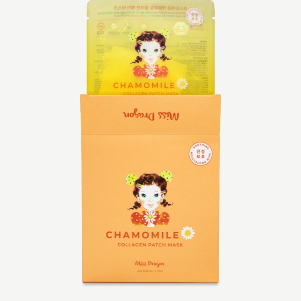 [미스드래곤] 캐모마일 콜라겐 패치 마스크 10매입