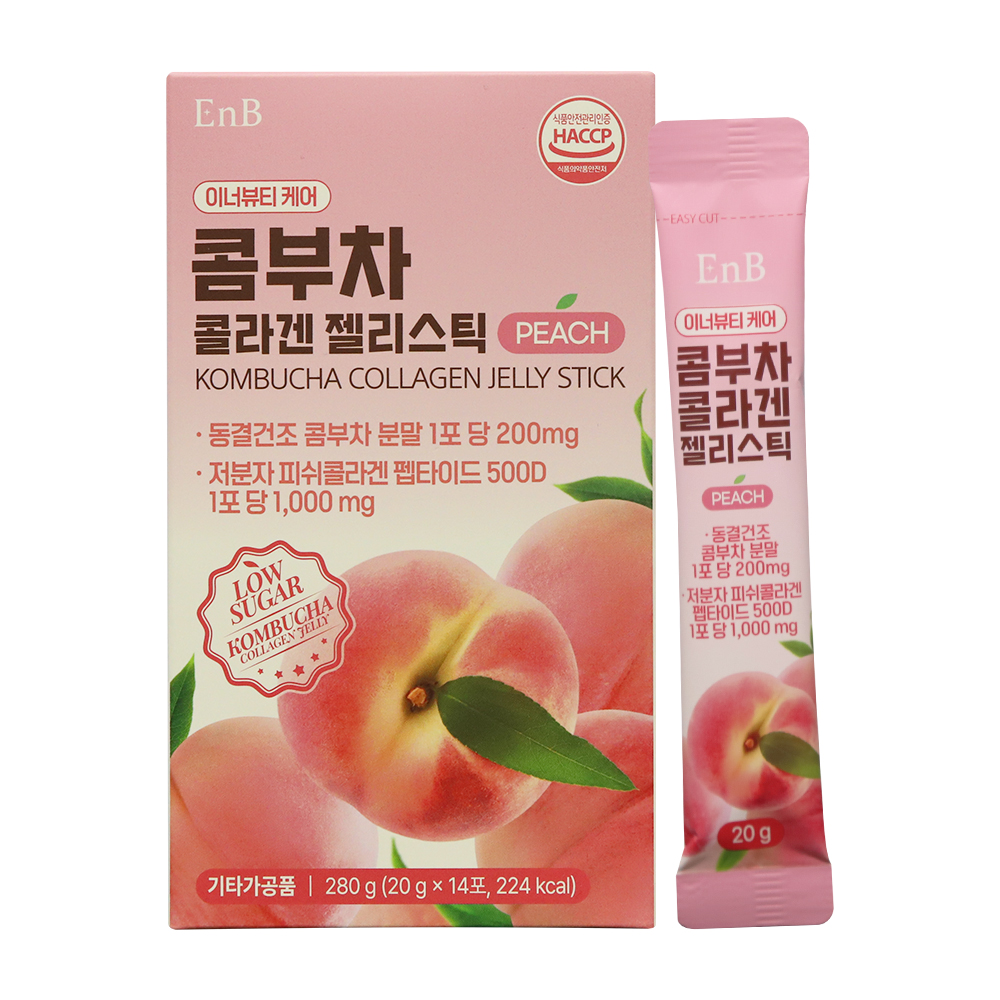 [EnB] 콤부차 콜라겐 젤리스틱 20g x 14포