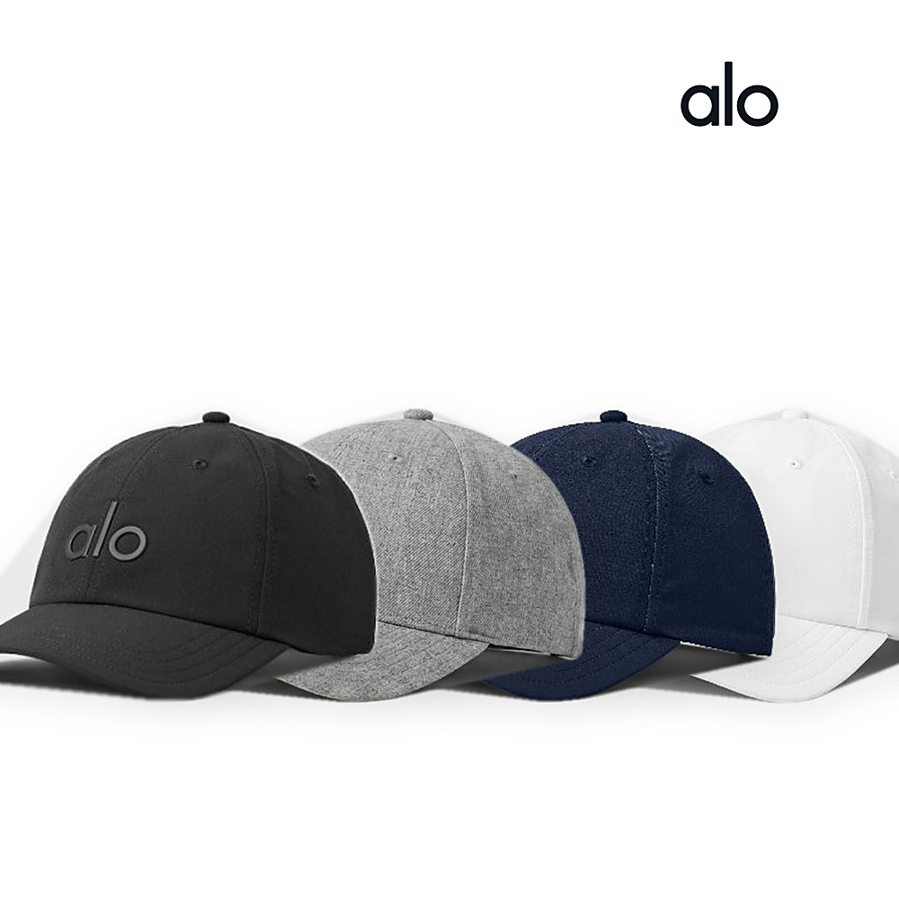 [alo] 요가 퍼포먼스 오프 듀티 캡(블랙, 화이트, 네이비, 그레이)