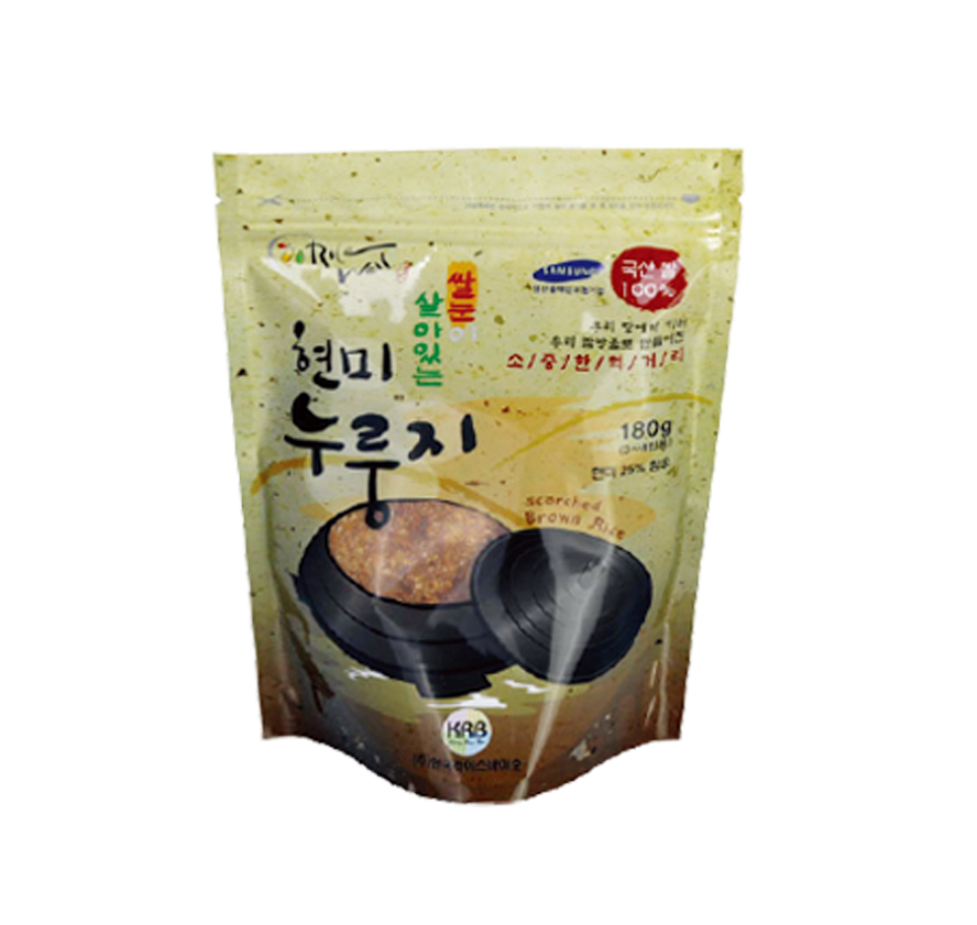[라이스웰] 쌀눈이 살아있는 현미 누룽지(현미30%) 180g x 5
