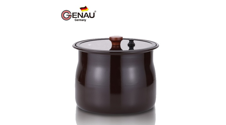 [독일 제너] 황토 무쇠 진공 항아리 쌀통 12L/24L 택1 12L