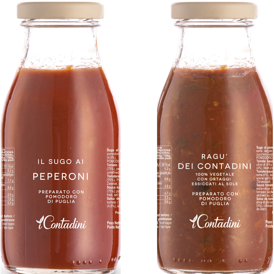 [이콘타디니] 피망토마토/야채라구 소스 250g(1/2/3병 세트) 피망토마토 2병