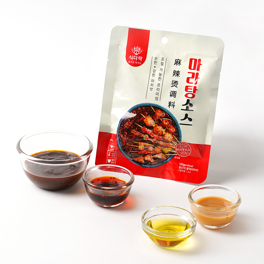 [식다락] 마라탕소스 120g(2인분) x 3팩세트