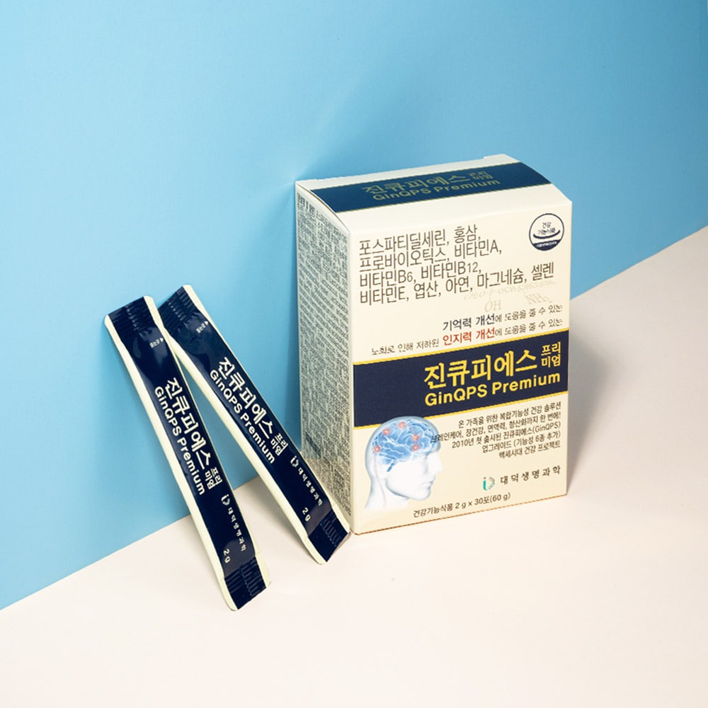 [대덕생명과학] 진큐피에스 프리미엄 30포(1개월분)