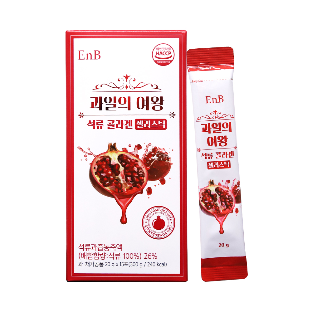 [EnB] 과일의 여왕 석류 콜라겐 젤리스틱 20g x 15포