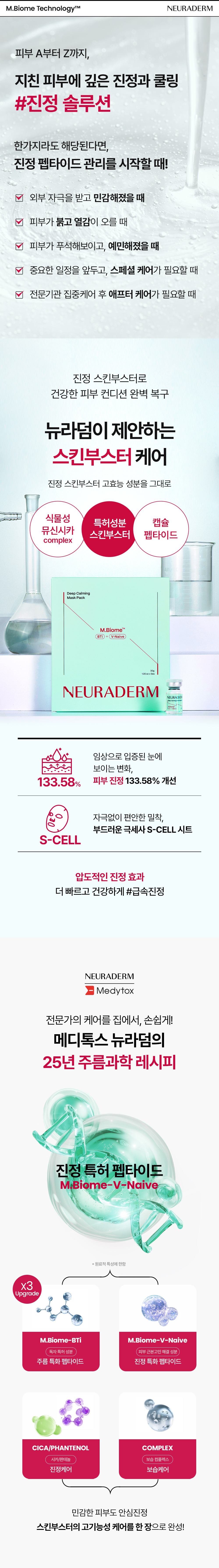[뉴라덤] 딥카밍 마스크 1박스 (5매)-진정
