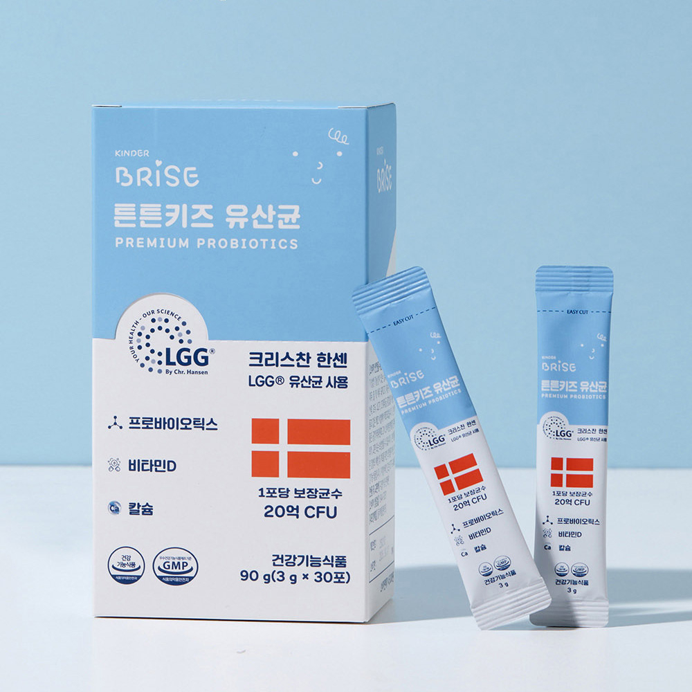 [킨더브리제] 튼튼키즈 유산균 3g(30포/120포 택1) 30포