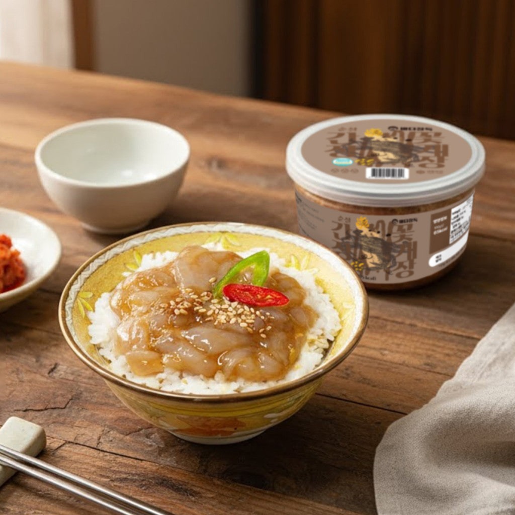 [바다장독] 순살 꽃게장 300g 국내산 간장게장 300g 상세이미지