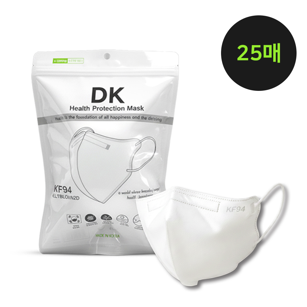 마스크 KF94 화이트 25매