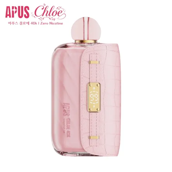 [Apus Chloe] 아푸스 끌로에 그레이프프룻 아이스 무니코틴 일회용 전자담배 (이니셜 참 증정)