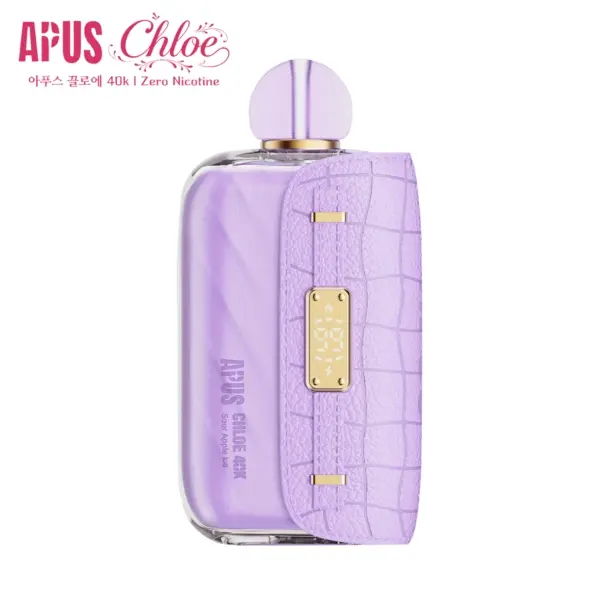 [Apus Chloe] 아푸스 끌로에 사워 애플 아이스 무니코틴 일회용 전자담배 (이니셜 참 증정)