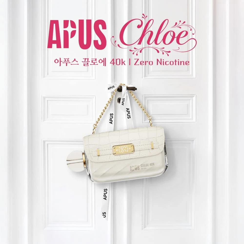 [Apus Chloe] 아푸스 끌로에 이온 아이스 무니코틴 일회용 전자담배 (이니셜 참 증정)
