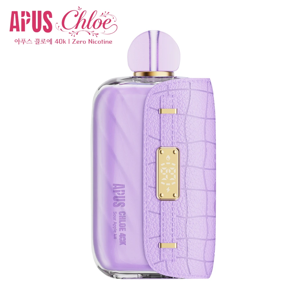 [Apus Chloe] 아푸스 끌로에 사워 애플 아이스 무니코틴 일회용 전자담배 (이니셜 참 증정)
